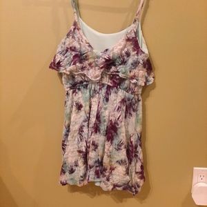 Spaghetti strap mini dress